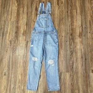 Vtg 90s Gap Blue Denim 100% Cotton Jean Bib Overalls Women's Inspired Y2K Sz S